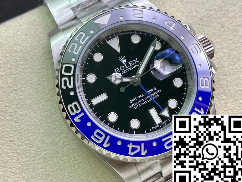 Black Clean Factory GMT Rolex Dial Master 116710BLNR-78200 II 0504